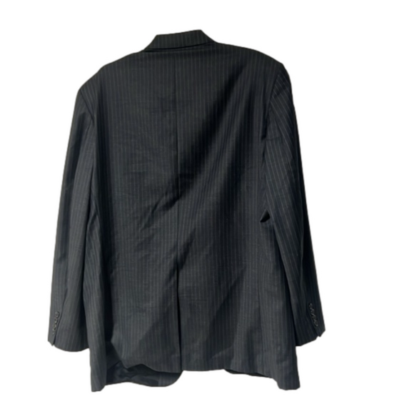 Ralph Lauren Men’s Suit jacket gray pinstriped size 44 Long super nice stylish - Picture 4 of 5